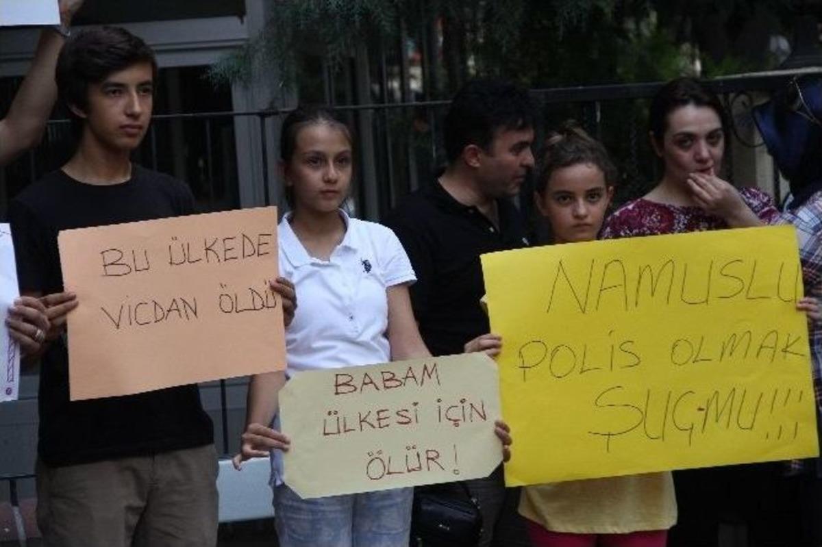 G&ouml;zaltına Alınan Polislerin Ailelerinden Tepki