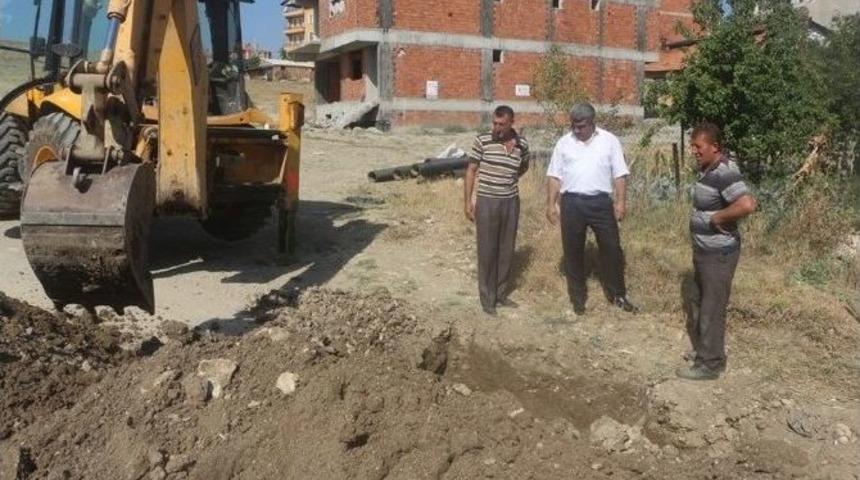 Osmanlı Sitesinde Kanalizasyon &Ccedil;alışması