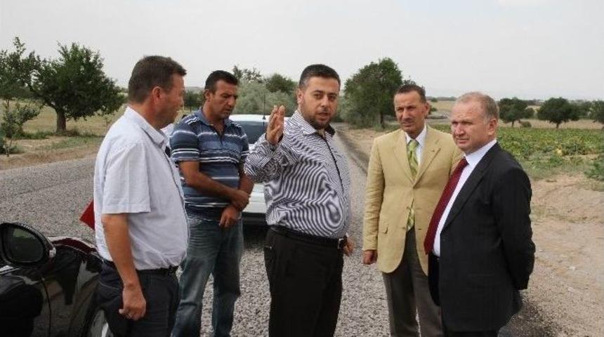 Vali Ceylan, Balcın-&ccedil;at Yolunda İncelemelerde Bulundu