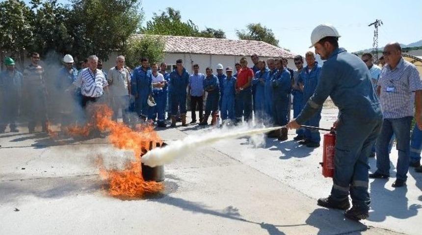 Jeotermal Enerji &Ccedil;alışanlarına İş G&uuml;venliği Ve Yangın Eğitimi