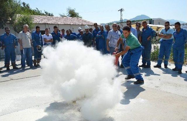 Jeotermal Enerji Çalışanlarına İş Güvenliği Ve Yangın Eğitimi