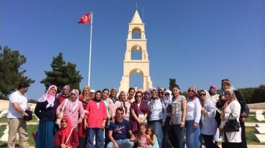 Başkan Ko&ccedil;han Ma&ccedil;kalı Bayanlara Verdiği &Ccedil;anakkale Gezisi S&ouml;z&uuml;n&uuml; Tuttu