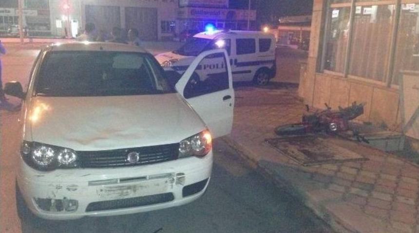 Boz&uuml;y&uuml;k&rsquo;te Trafik Kazası, 1 Yaralı