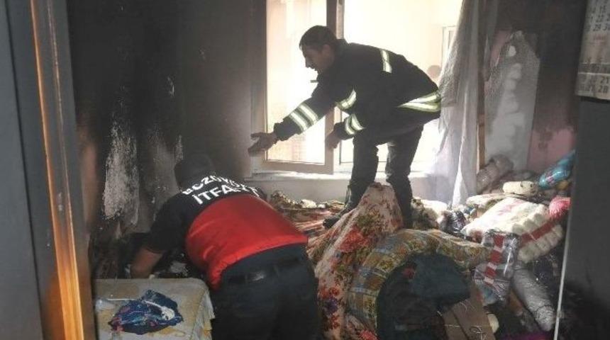 Boz&uuml;y&uuml;k&rsquo;te Yangın