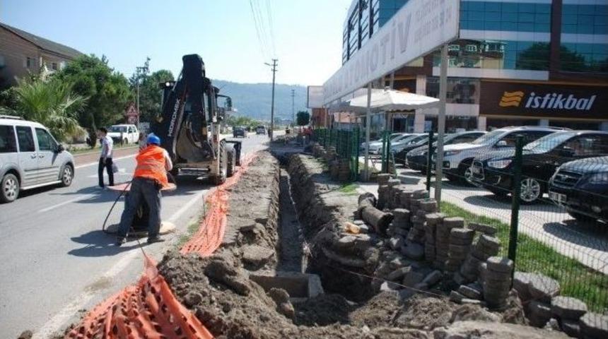 Çaycuma’da Alt Yapı Çalışmaları Devam Ediyor