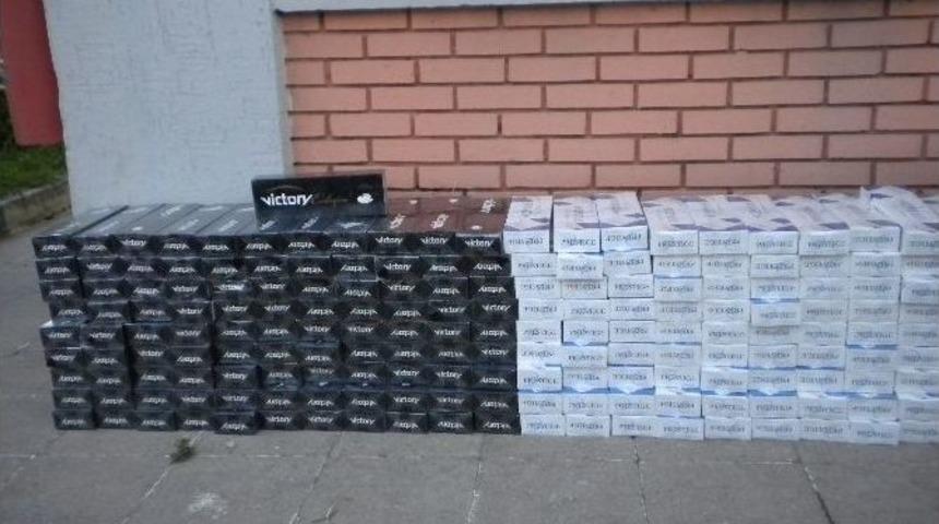 Samsun&rsquo;da 11 Bin 100 Paket Ka&ccedil;ak Sigara Ele Ge&ccedil;ti