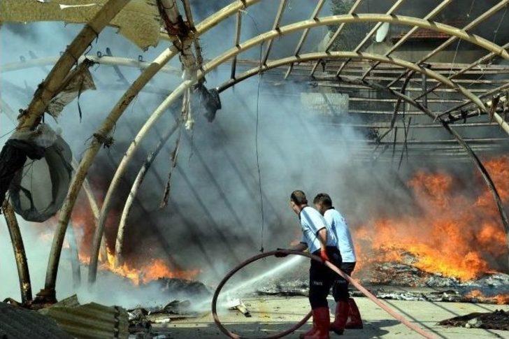 Eski Pazar Yerinde Çıkan Yangın Bandırmalıları Korkuttu G2