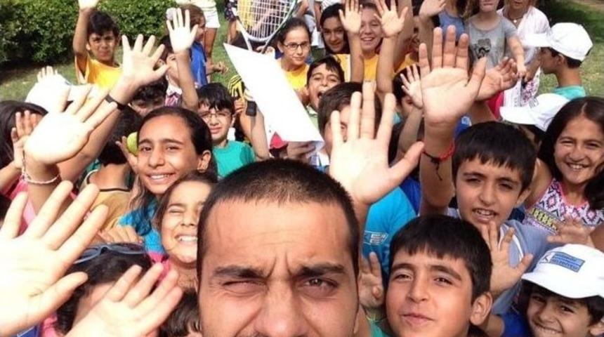 Kadık&ouml;yl&uuml; &Ouml;ğrencilerden Yaz Spor Okullarına &lsquo;selfie&rsquo;li Veda