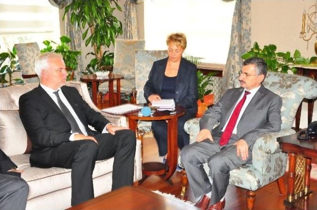 Alman Bakan Duin&rsquo;den Vali Bektaş&rsquo;a Ziyaret