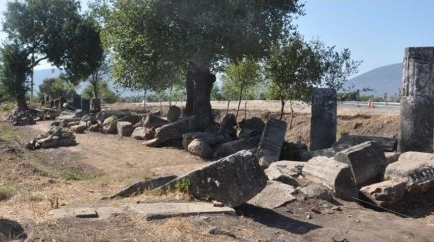Euromos Antik Kenti&rsquo;ndeki Agora Ayağa Kaldırılacak