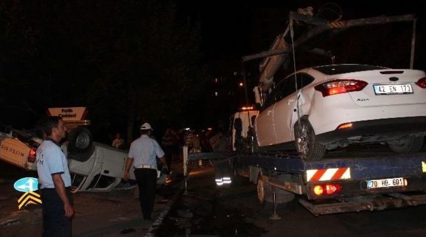 Konya&rsquo;da Trafik Kazası: 4 Yaralı