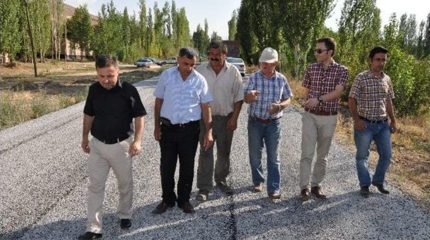 B&uuml;y&uuml;kşehir, Kalealtı-iğde Arasını Asfaltlıyor