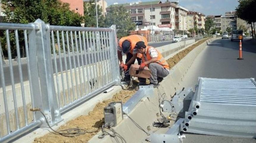 Bağcılar Mehmet Akif Bulvarı Yenileniyor