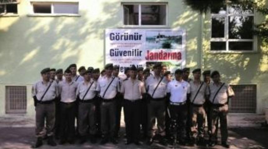 Beyşehir&lsquo;de 10 Jandarma Personeli Terfi Etti