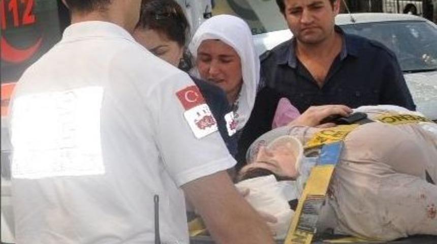 &Ccedil;atıdan D&uuml;şen Kadın Ağır Yaralandı