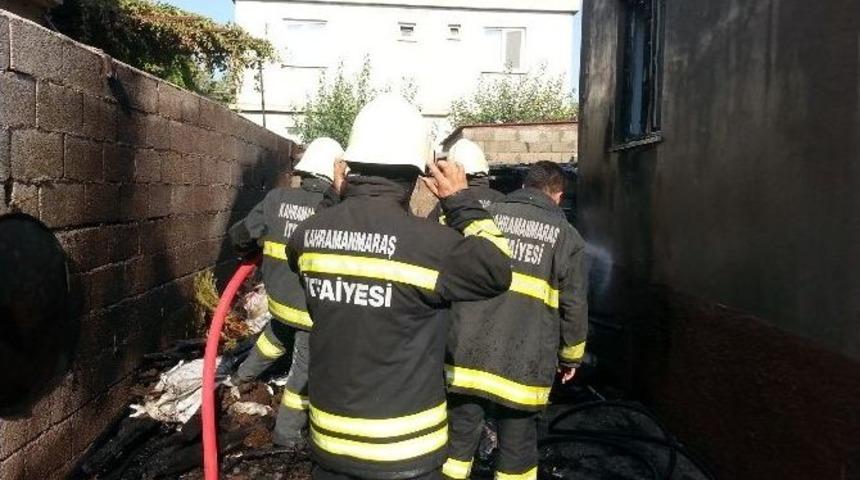 Odunluk Yangını Korkuttu