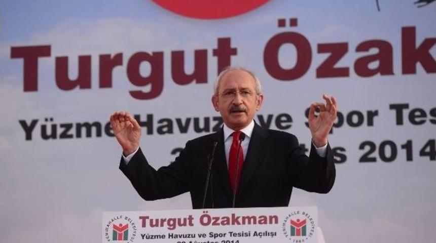 Kılı&ccedil;daroğlu, Turgut &Ouml;zakman Y&uuml;zme Havuzu Ve Spor Kompleksi A&ccedil;ılışına Katıldı