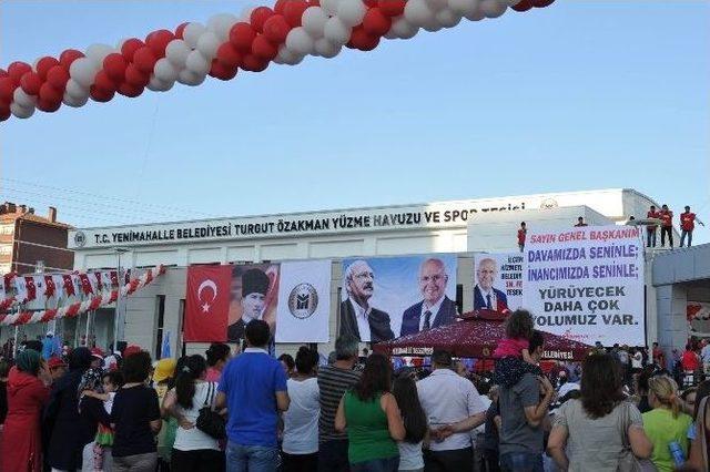 Kılıçdaroğlu, Turgut Özakman Yüzme Havuzu Ve Spor Kompleksi Açılışına Katıldı