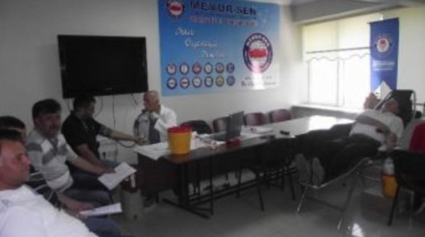 Eğitim Bir-sen&rsquo;den Kan Bağış Kampanyasına Destek