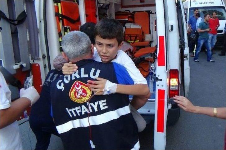 Demir Korkuluklar Bacağına Saplandı G2