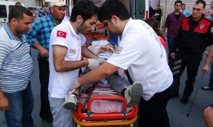 Demir Korkuluklar Bacağına Saplandı G4