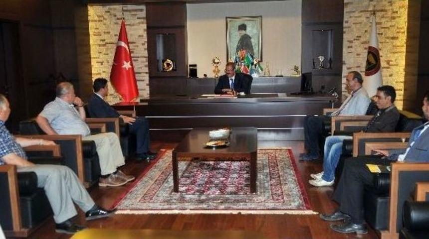 Gaziantep Gazeteciler Cemiyeti Heyeti Gso&rsquo;yu Ziyaret Etti