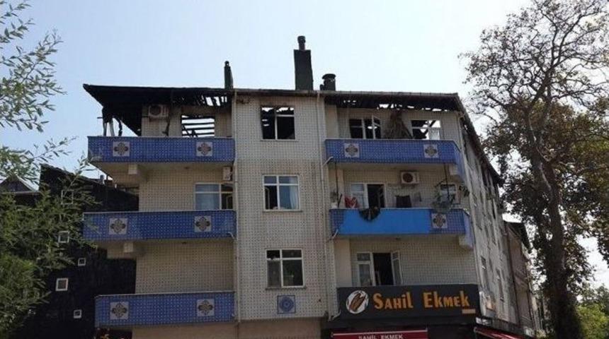 Ak&ccedil;akoca&rsquo;da Ev Yangını Korkuttu