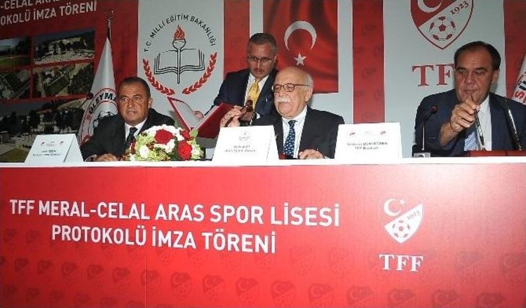 Tff-meb Meral-celal Aras Spor Lisesi&rsquo;nin Protokol&uuml; İmzalandı