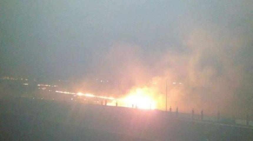 Anız Yangını Paniğe Neden Oldu