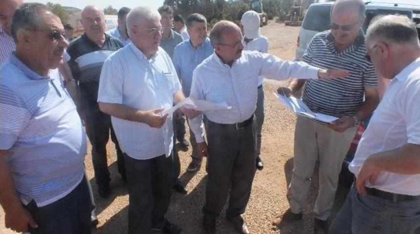 Başkan Sorgun Hadim&rsquo;deki &Ccedil;alışmaları İnceledi