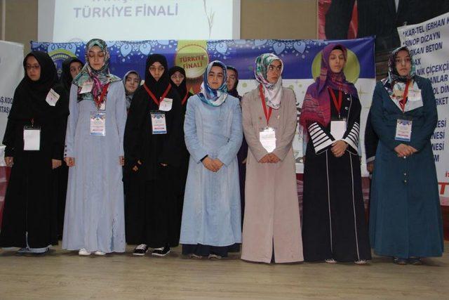 Hafızlık Yarışmasının Türkiye Finali Sinop'ta Yapıldı.