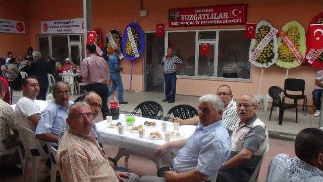 Tekirdağ Yozgatlılar Yardımlaşma Ve Dayanışma Derneği Açıldı