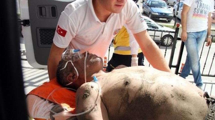 Polis Memurunu Boğulmaktan İtfaiye Cankurtaranı Kurtardı