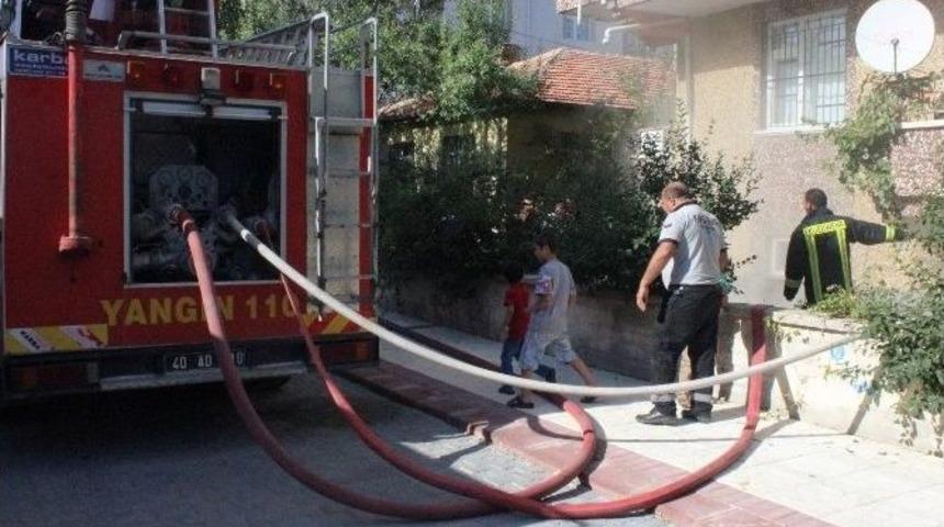 Bodrum Katta &Uuml;rk&uuml;ten Yangın