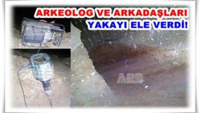 Arkeolog ve Arkadaşları Define Ararken Yakalandı