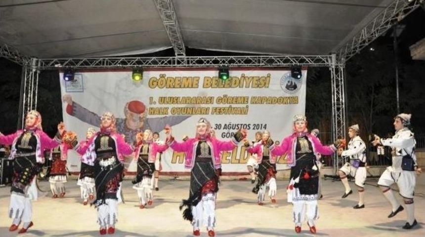 G&ouml;reme&rsquo;de Halk Oyunları Festivali Sona Erdi