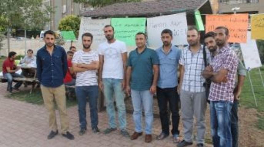 K&uuml;rt&ccedil;e &Ouml;ğretmen Adaylarının A&ccedil;lık Grevi Devam Ediyor