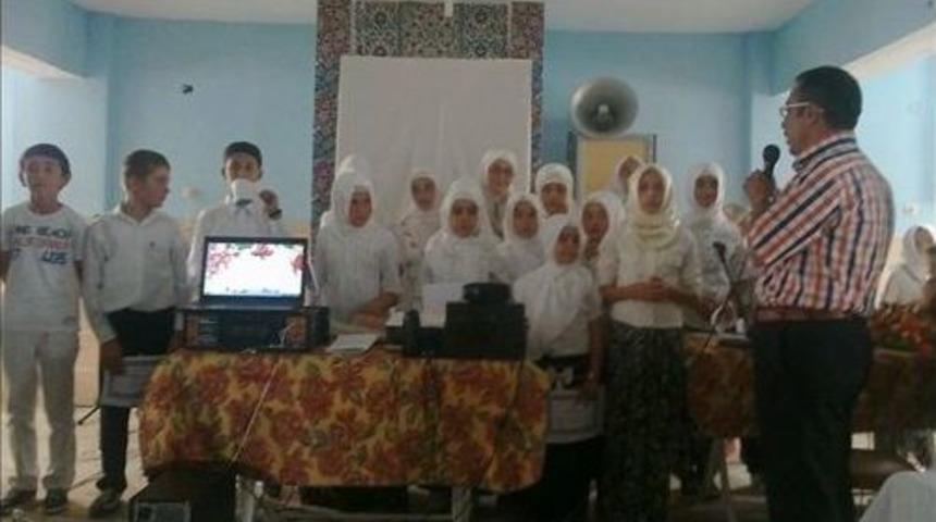 Kara&ouml;ren Mahallesi Yaz Kur&rsquo;an Kursunda Kapanış T&ouml;reni