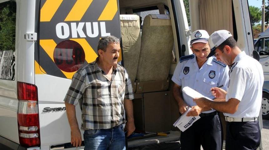 Giresun'da Öğrenci Servisi Araçları Denetlendi