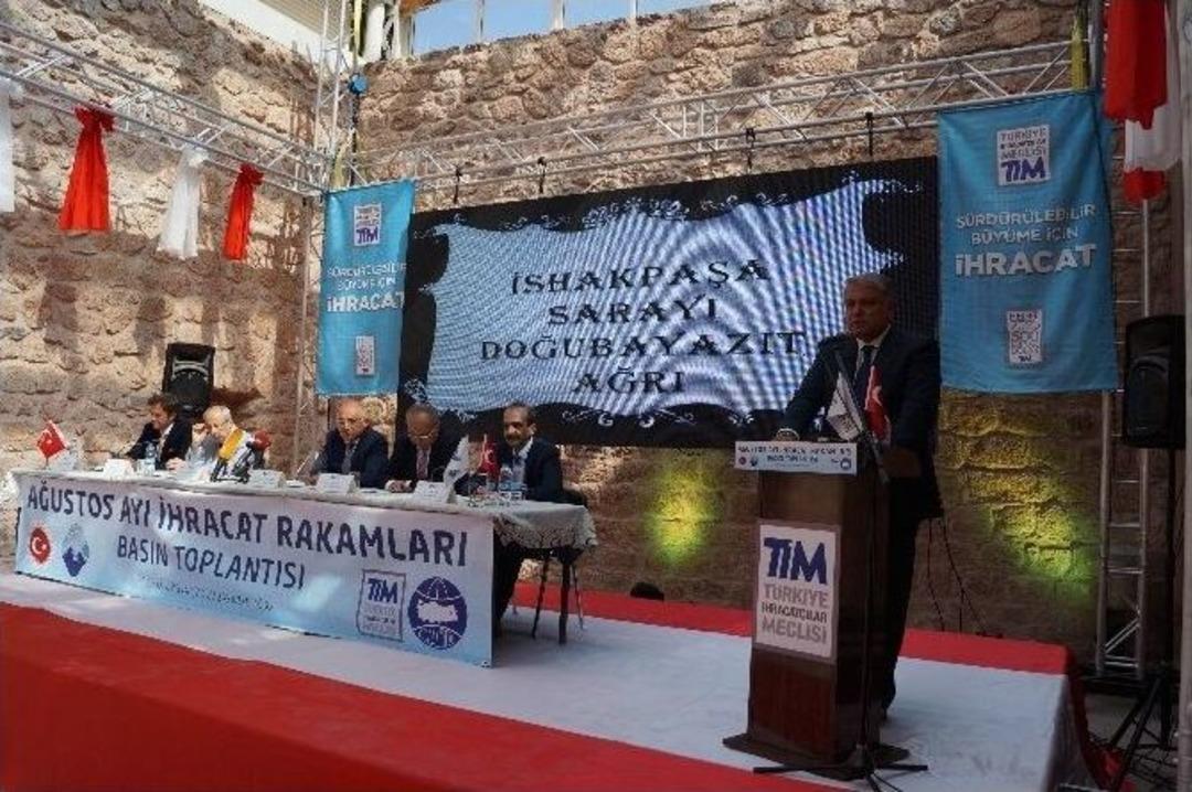 T&uuml;rkiye İhracat&ccedil;ılar Meclisi 2014 Ağustos Ayı Rakamlarını İshakpaşa Sarayında A&ccedil;ıkladı