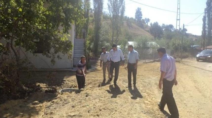 Kaymakam &Ccedil;ınar, Dere Islahı &Ccedil;alışmalarını Yerinde İnceledi