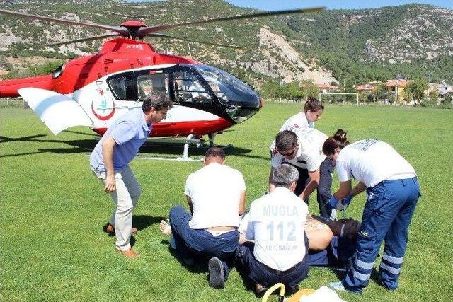 Bodrum’lu Hasta Hava Ambulans İle İzmir’e Sevk Edildi
