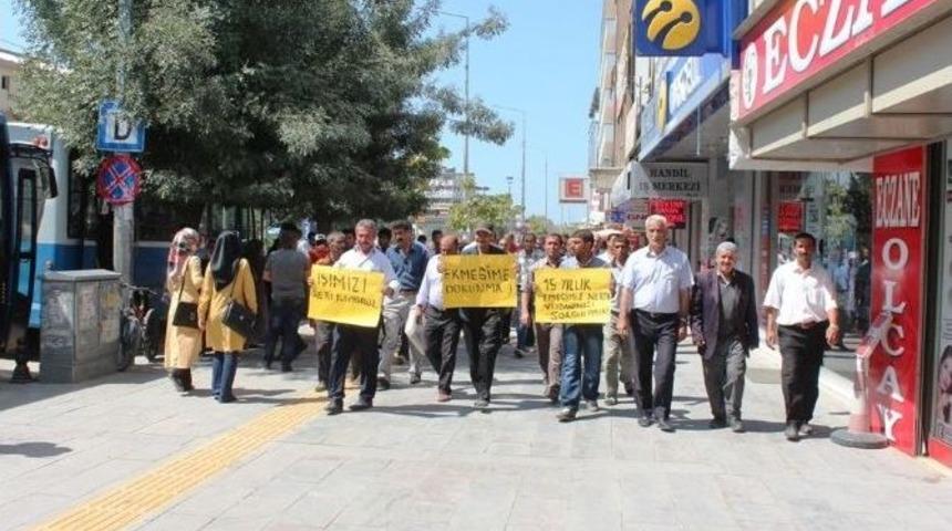 Taşeron İş&ccedil;ilerden Eylem