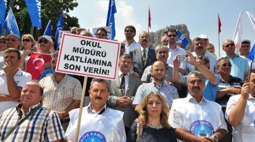 Afyonkarahisar’da Müdür Atamaları Protestosu