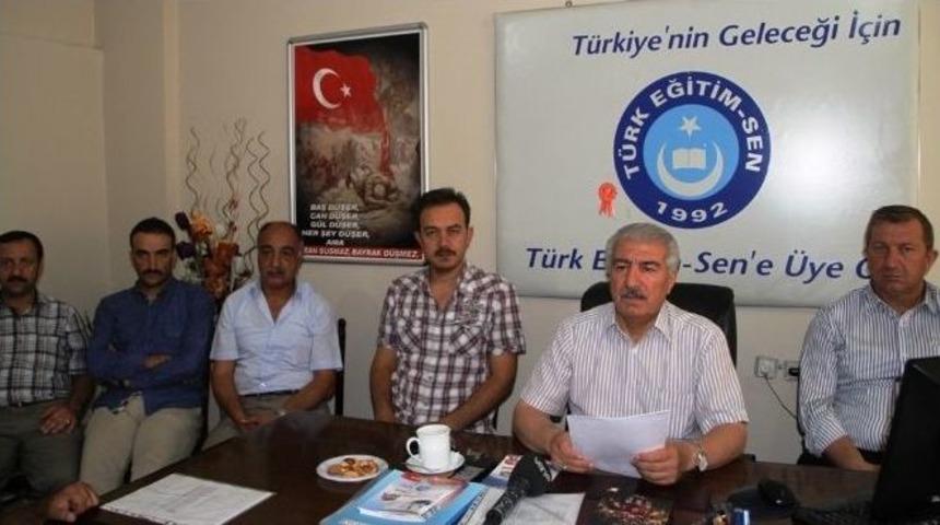 T&uuml;rk Eğitim-sen&rsquo;den Meb&rsquo;e Tepki