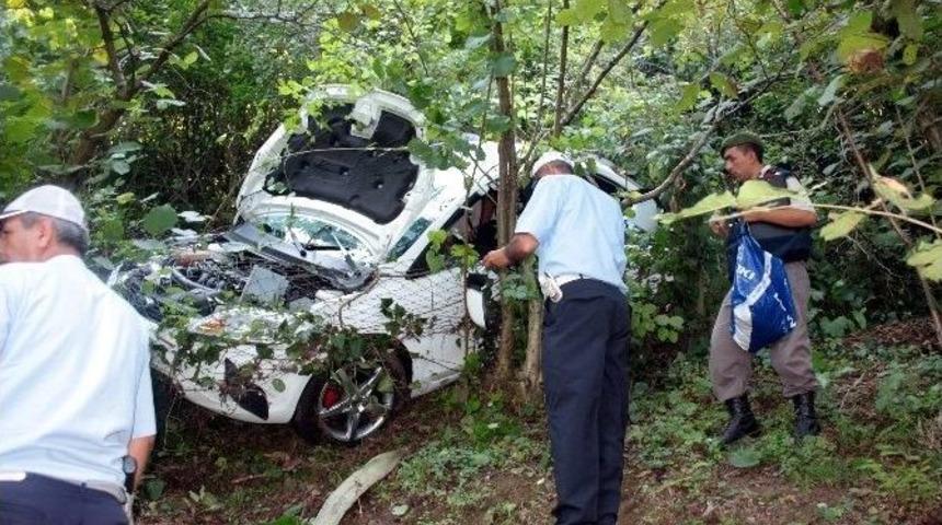 Tel &Ouml;rg&uuml;ler, Otomobilin U&ccedil;urumdan Yuvarlanmasını Engelledi