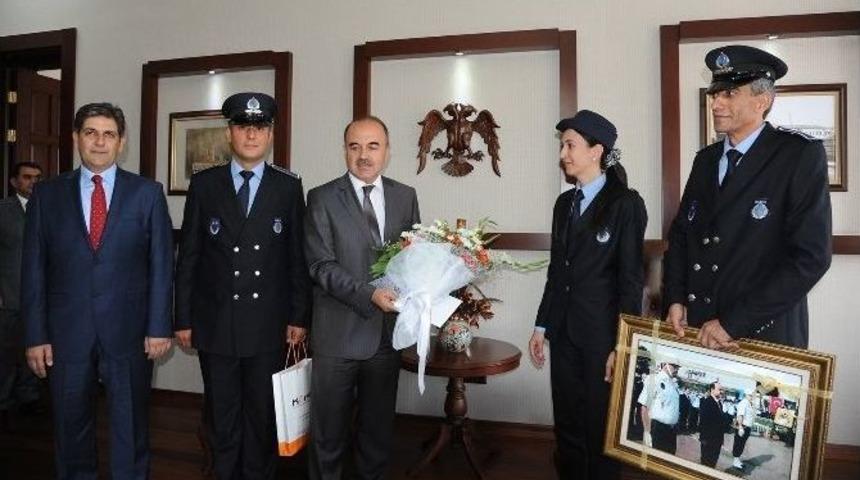 Zabıta&rsquo;dan Vali Erol&rsquo;a Ziyaret