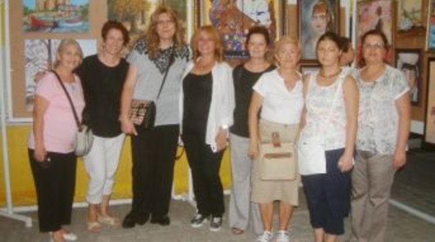 Burhaniye&rsquo;de A&ccedil;ılan Sergiye Yoğun İlgi