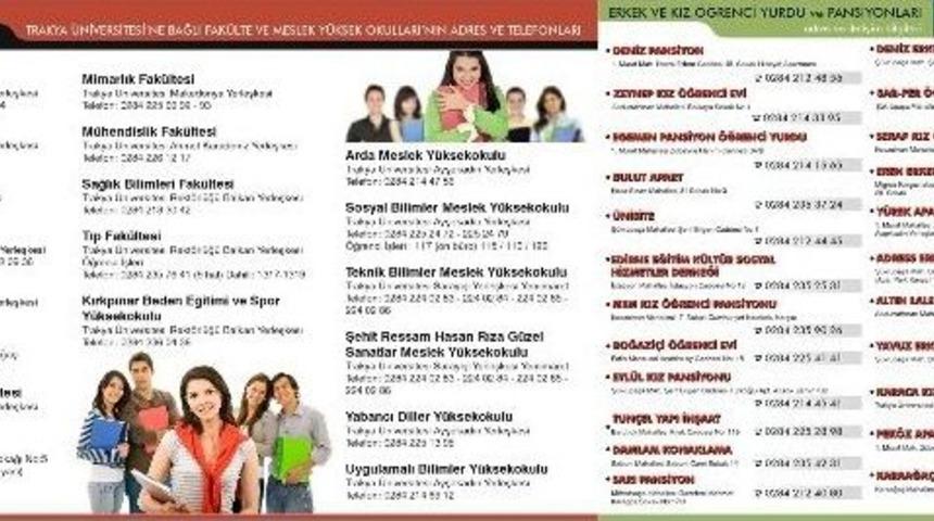 Edirne Belediyesi, Yeni &Ouml;ğrencilere Yol Haritası Kitap&ccedil;ığı Dağıttı