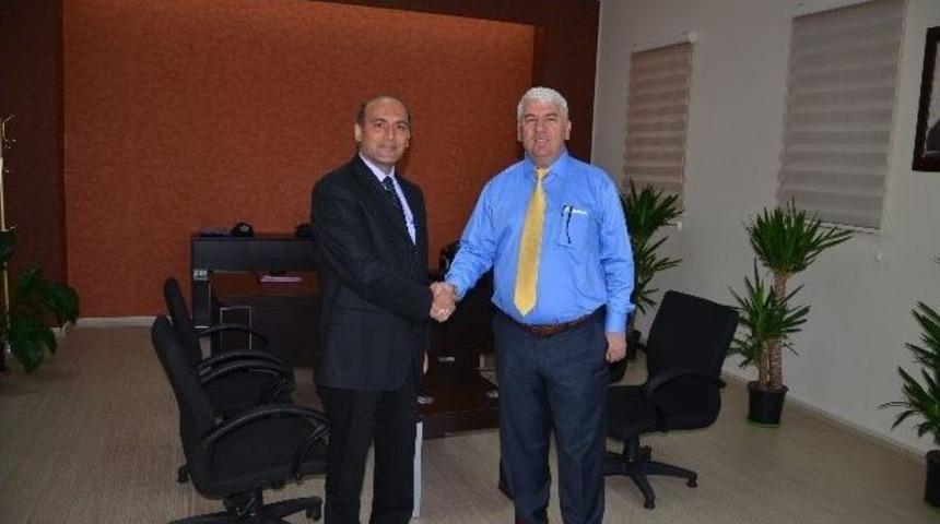 Başkan Y&uuml;ksel&rsquo;den Yeni İl&ccedil;e Emniyet M&uuml;d&uuml;r&uuml;ne Ziyaret